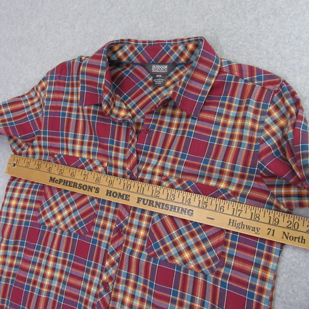 Outdoor Research Womens Button Up‎ Shirt M Multicolor Adventure Plaid - Picture 7 of 10